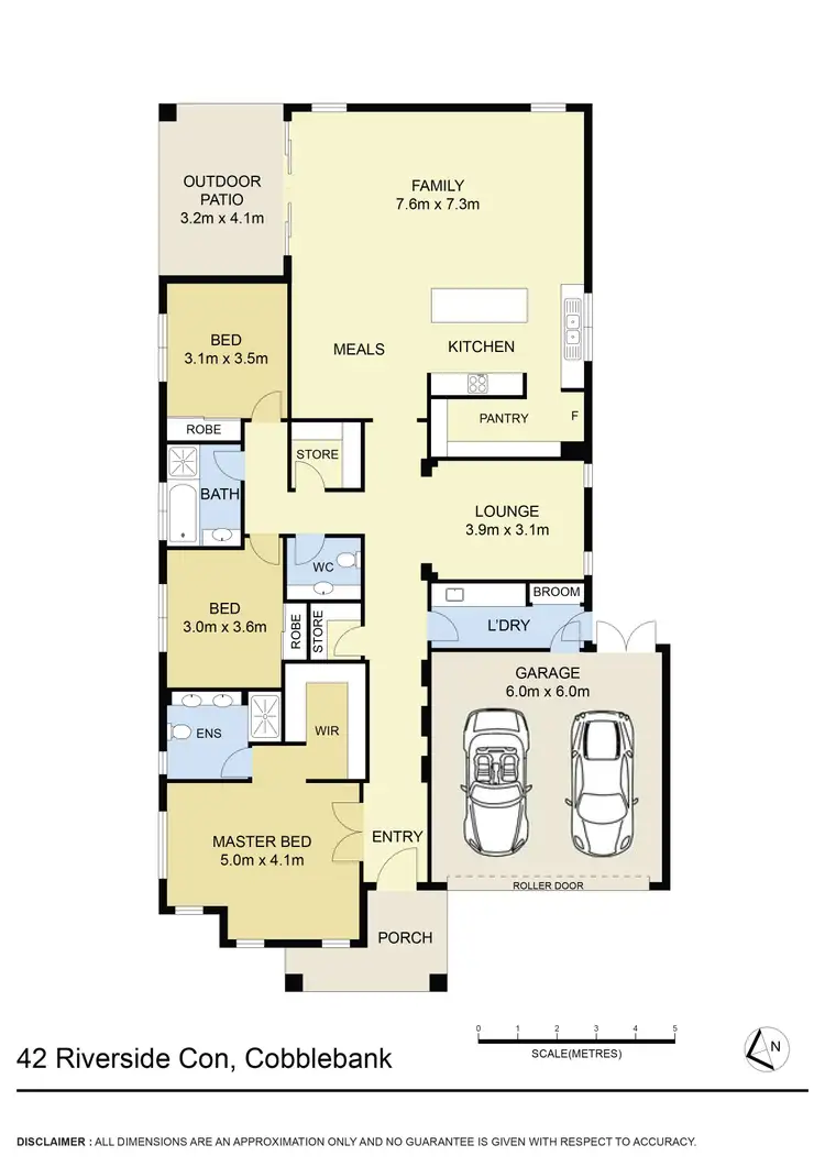 Floorplan of Homely house listing, 42 Riverside Concourse, Cobblebank VIC 3338