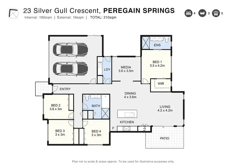 Floorplan of Homely house listing, 23 Silver Gull Crescent, Peregian Springs QLD 4573