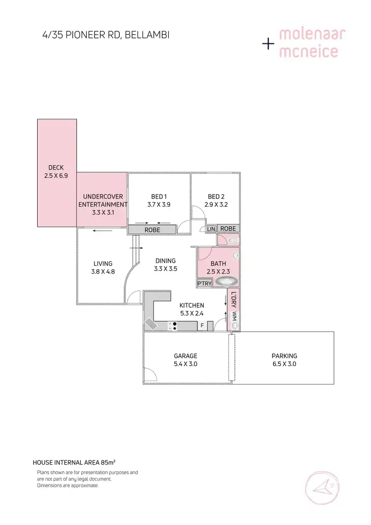 Floorplan of Homely villa listing, 4/35 Pioneer Road, Bellambi NSW 2518