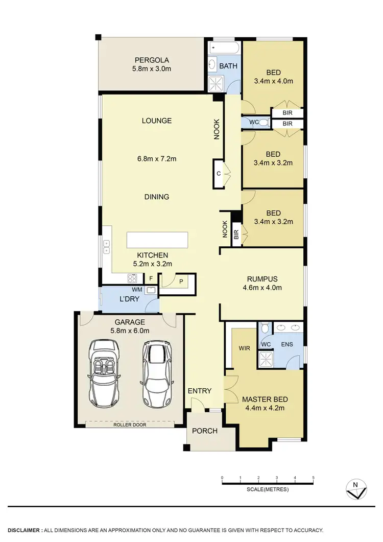 Floorplan of Homely house listing, 6 Balerno Way, Taylors Hill VIC 3037