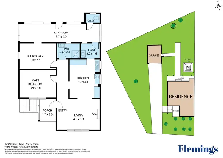 Floorplan of Homely house listing, 143 William Street, Young NSW 2594