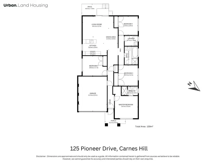 Floorplan of Homely house listing, 125 Pioneer Drive, Carnes Hill NSW 2171