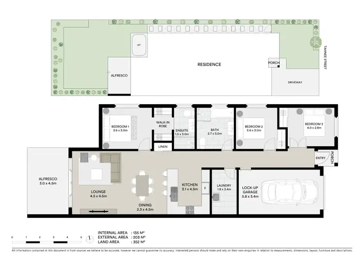 Floorplan of Homely semi-detached listing, 26A Tahnee Street, Sanctuary Point NSW 2540