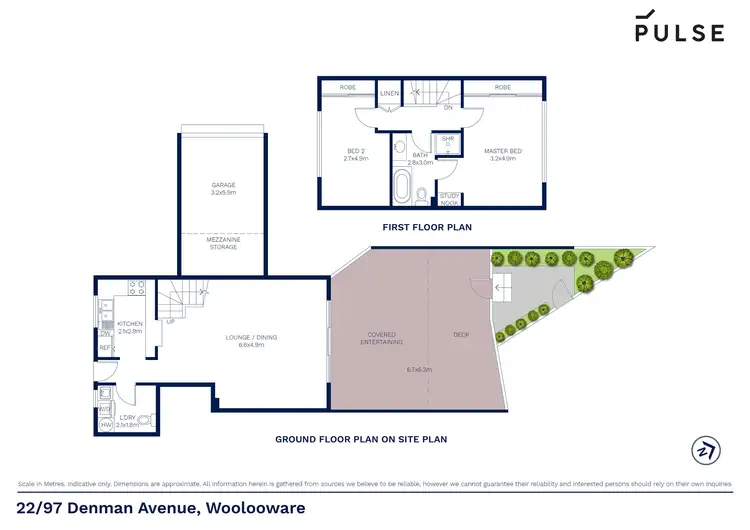 Floorplan of Homely townhouse listing, 22/97-103 Denman Avenue, Woolooware NSW 2230
