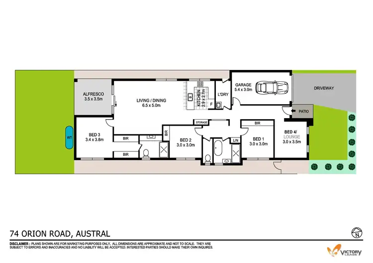 Floorplan of Homely house listing, 74 Orion Road, Austral NSW 2179