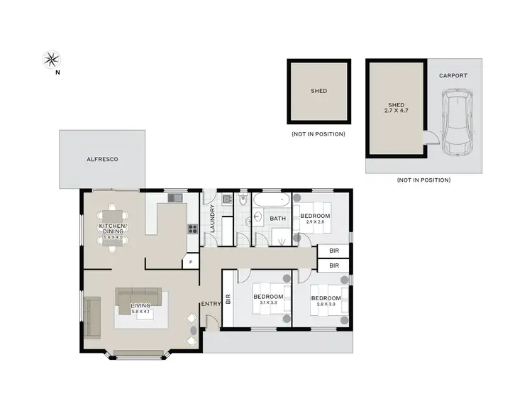 Floorplan of Homely house listing, 31 Essendon Street, Summerhill TAS 7250