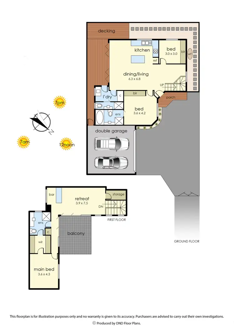 Floorplan of Homely townhouse listing, 15a Muir Street, Frankston VIC 3199