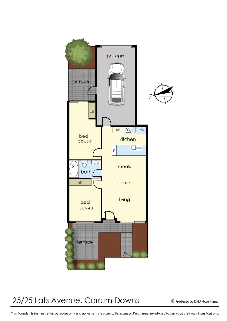 Floorplan of Homely unit listing, 25/25 Lats Avenue, Carrum Downs VIC 3201