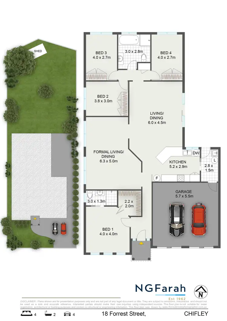 Floorplan of Homely house listing, 18 Forrest Street, Chifley NSW 2036