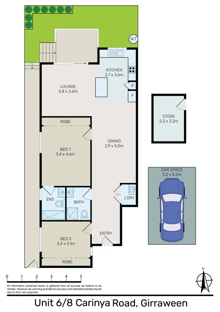Floorplan of Homely villa listing, 6/8 Carinya Road, Girraween NSW 2145