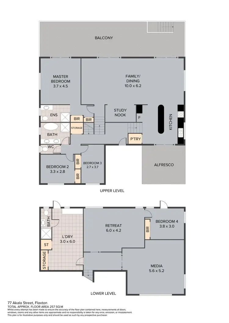 Floorplan of Homely house listing, 77 Akala Street, Flaxton QLD 4560