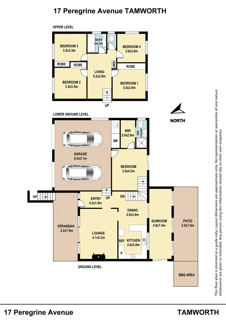Floorplan of Homely house listing, 17 Peregrine Avenue, Tamworth NSW 2340