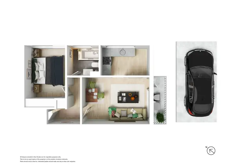 Floorplan of Homely apartment listing, 23/23-27 Docker Street, Elwood VIC 3184