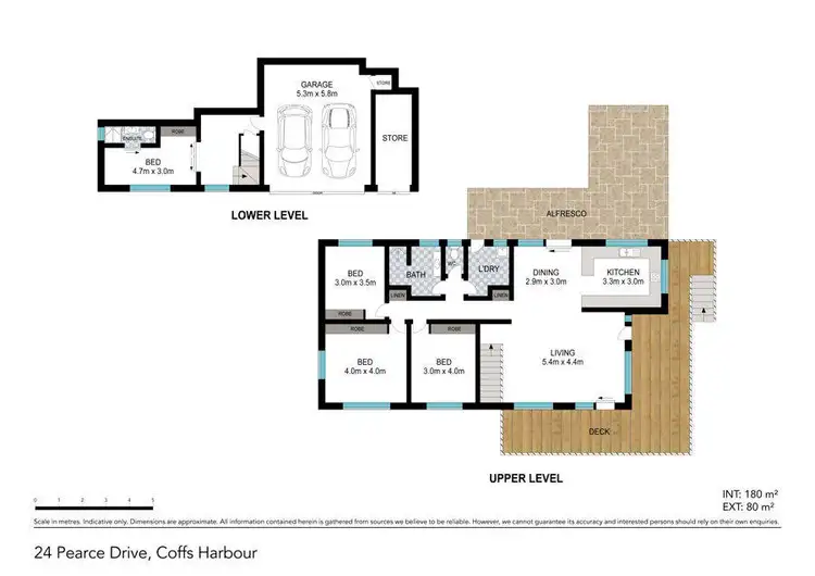 Floorplan of Homely house listing, 24 Pearce Drive, Coffs Harbour NSW 2450