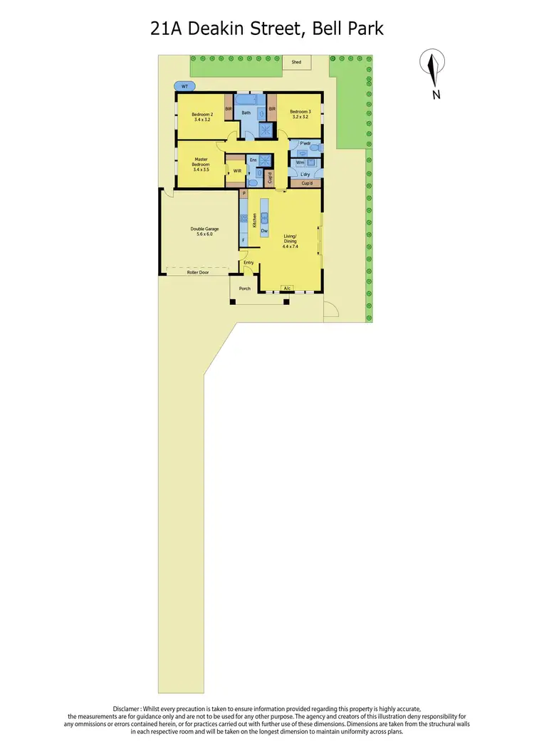 Floorplan of Homely house listing, 21A Deakin Street, Bell Park VIC 3215
