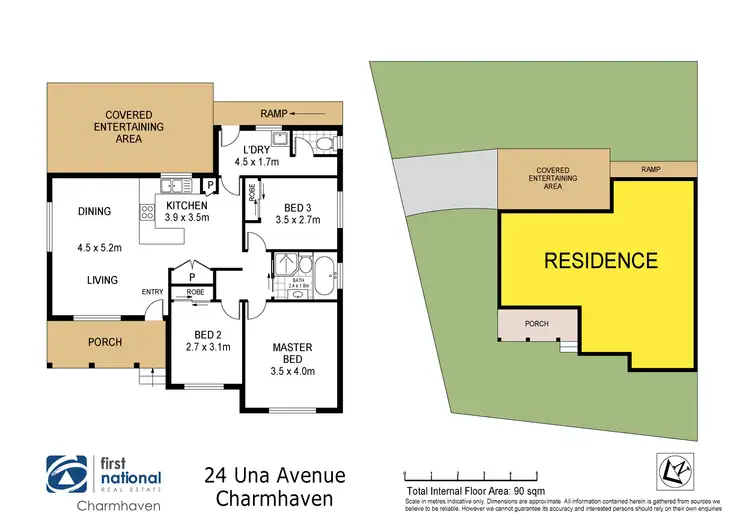 Floorplan of Homely house listing, 24 Una Avenue, Charmhaven NSW 2263
