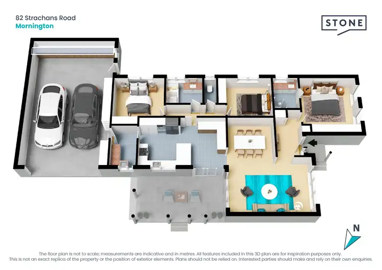 Floorplan of Homely house listing, 82 Strachans Road, Mornington VIC 3931