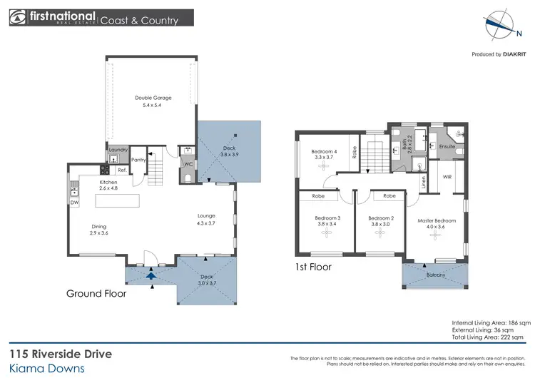 Floorplan of Homely house listing, 115 Riverside Drive, Kiama Downs NSW 2533