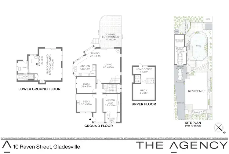 Floorplan of Homely house listing, 10 Raven Street, Gladesville NSW 2111