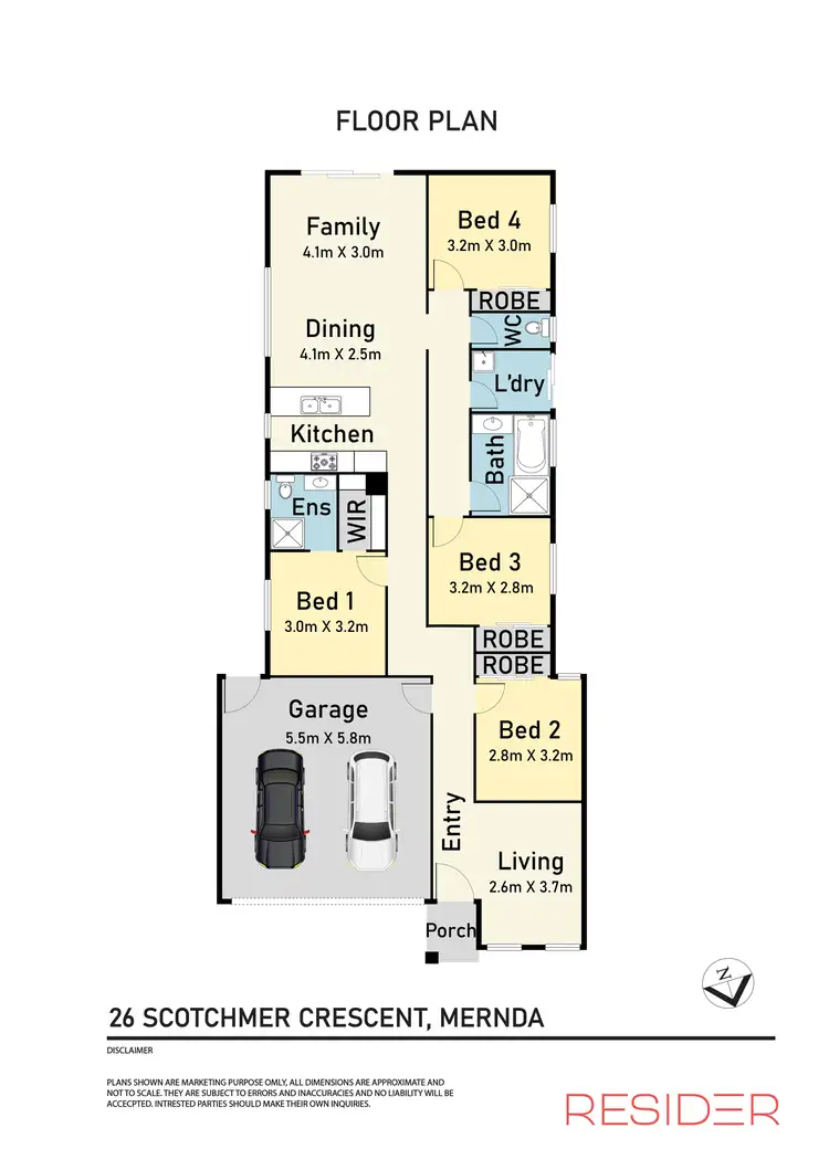Floorplan of Homely house listing, 26 Scotchmer Crescent, Mernda VIC 3754