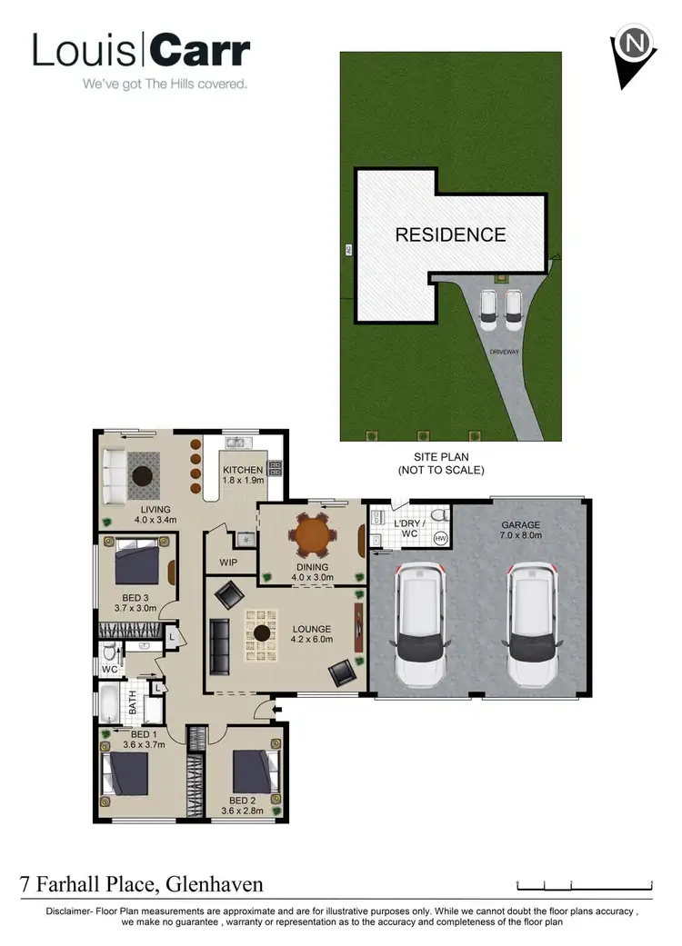 Floorplan of Homely house listing, 7 Farhall Place, Glenhaven NSW 2156