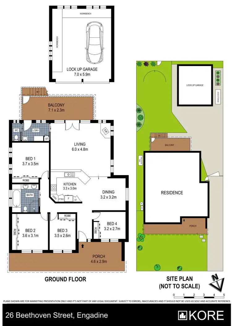 Floorplan of Homely house listing, 26 Beethoven Street, Engadine NSW 2233