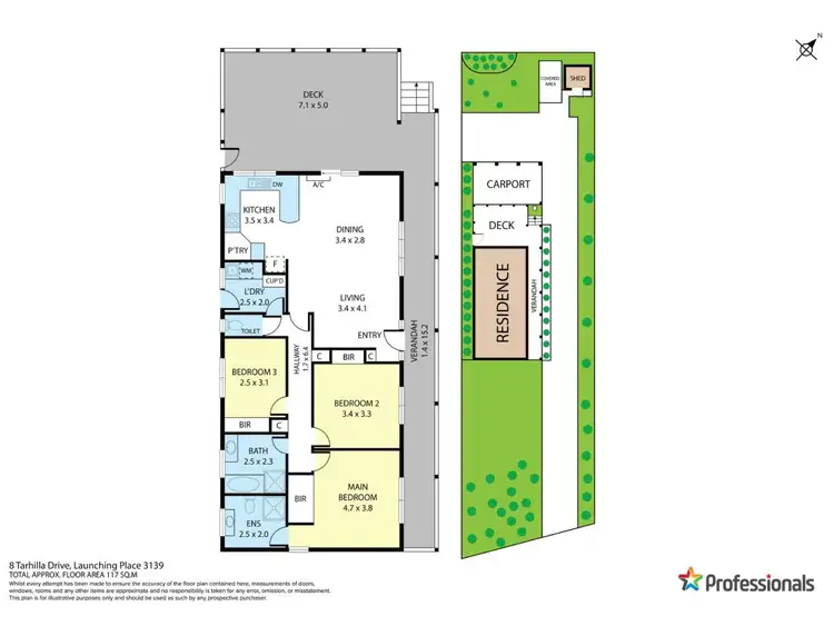 Floorplan of Homely house listing, 8 Tarhilla Drive, Launching Place VIC 3139