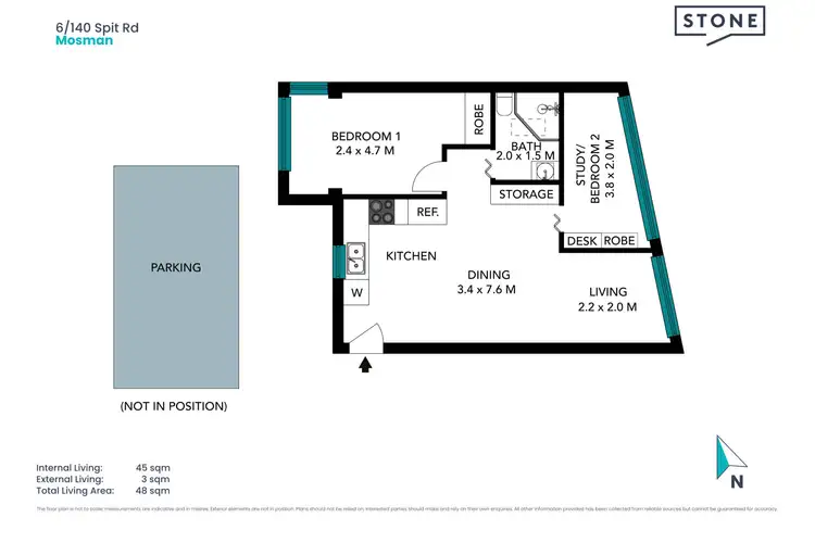 Floorplan of Homely apartment listing, 6/140 Spit Road, Mosman NSW 2088