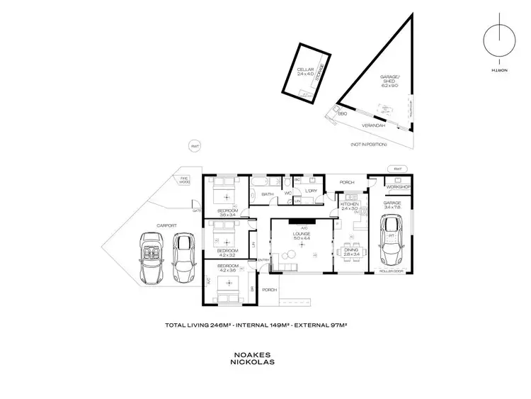 Floorplan of Homely house listing, 13 Crittenden Road, Findon SA 5023