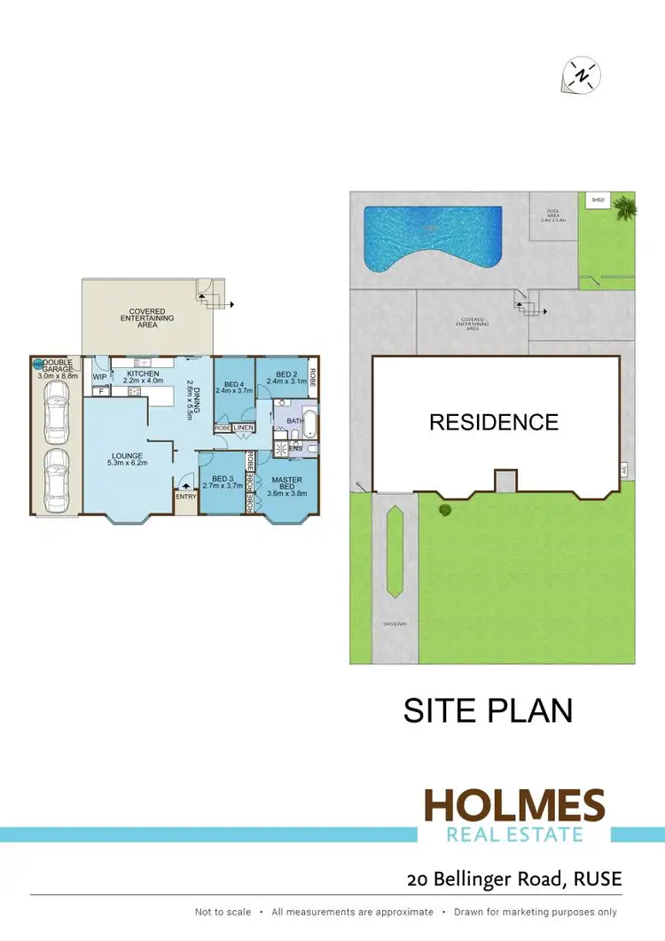 Floorplan of Homely house listing, 20 Bellinger Road, Ruse NSW 2560