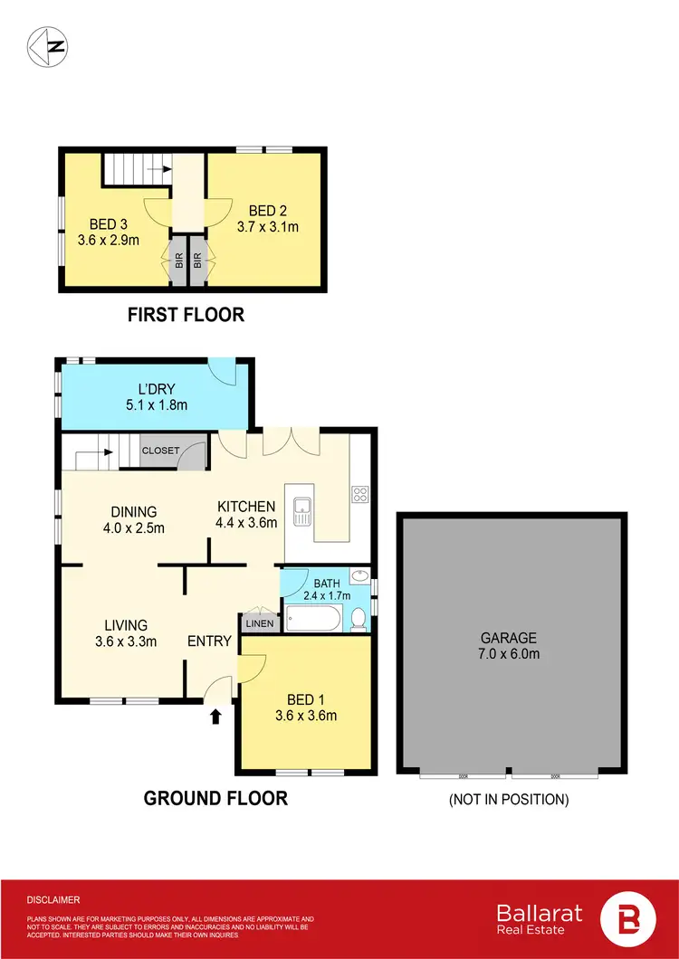 Floorplan of Homely house listing, 11 Linaker Lane, Golden Point VIC 3350