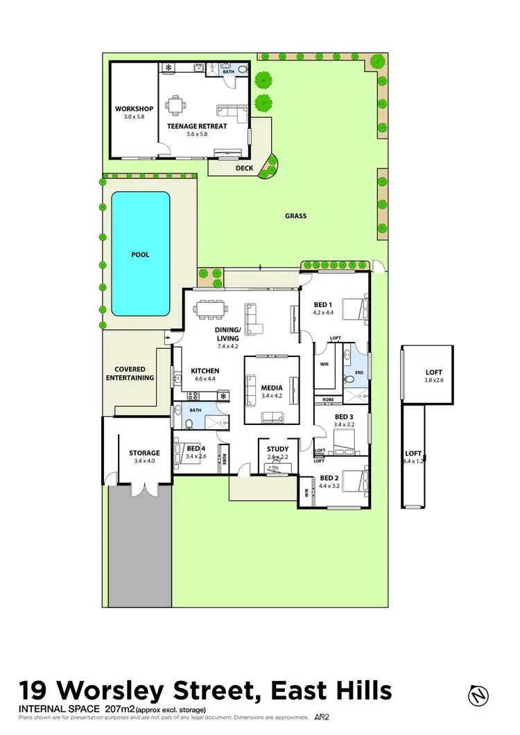 Floorplan of Homely house listing, 19 Worsley Street, East Hills NSW 2213