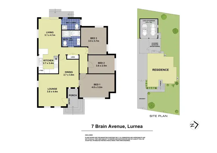 Floorplan of Homely house listing, 7 Brain Avenue, Lurnea NSW 2170