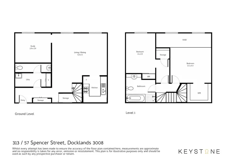 Floorplan of Homely apartment listing, 313/57 Spencer Street, Melbourne VIC 3000