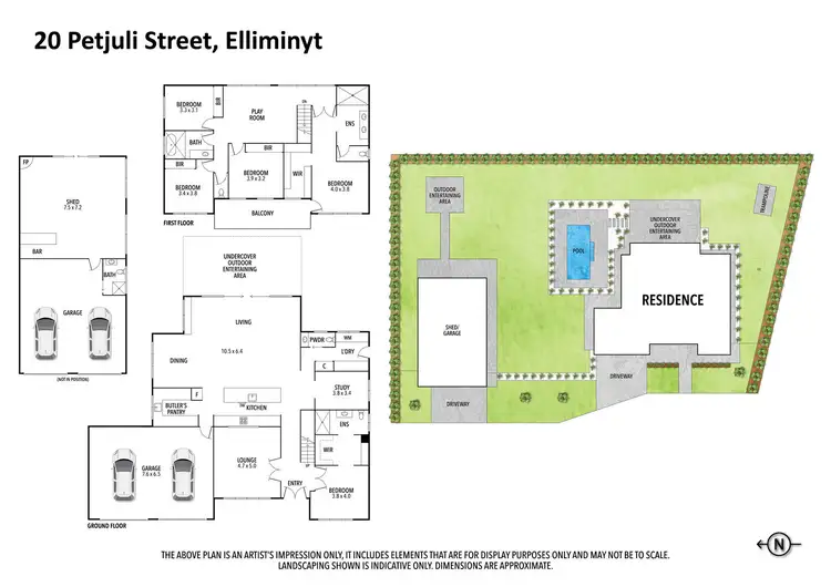 Floorplan of Homely house listing, 20 Petjuli Street, Elliminyt VIC 3250