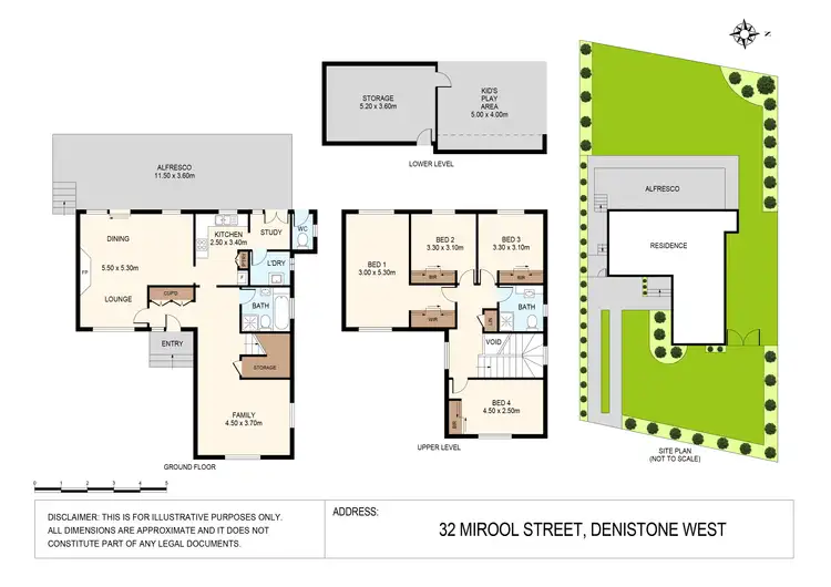 Floorplan of Homely house listing, 32 Mirool Street, Denistone West NSW 2114