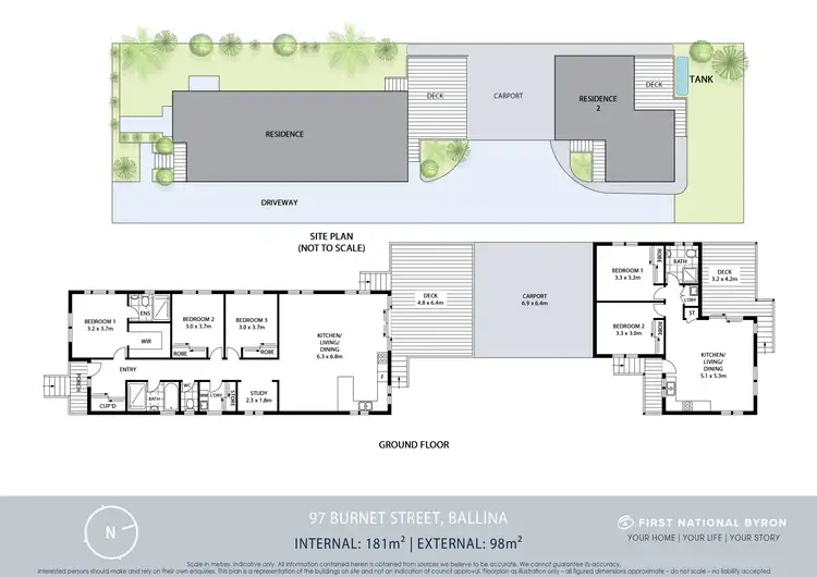 Floorplan of Homely house listing, 97 Burnet Street, Ballina NSW 2478