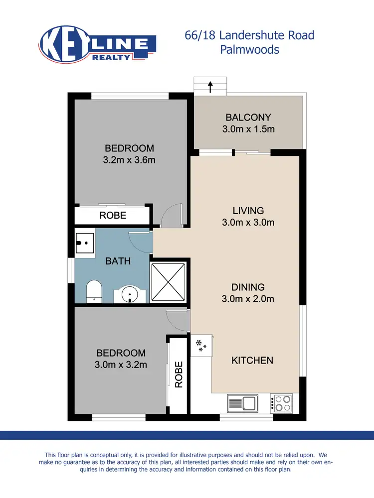 Floorplan of Homely house listing, 66/18 Landershute Road, Palmwoods QLD 4555