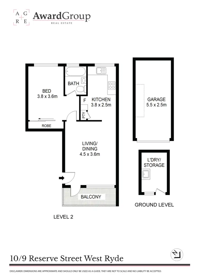 Floorplan of Homely unit listing, 10/9 Reserve Street, West Ryde NSW 2114