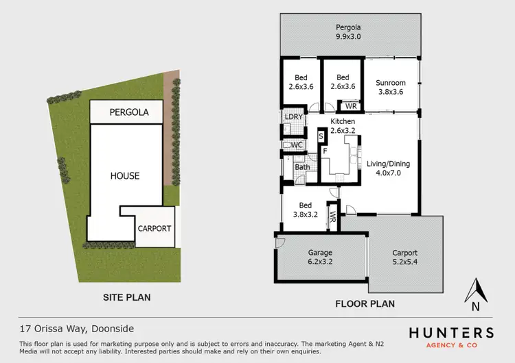 Floorplan of Homely villa listing, 17 Orissa Way, Doonside NSW 2767