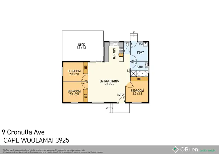 Floorplan of Homely house listing, 9 Cronulla Avenue, Cape Woolamai VIC 3925