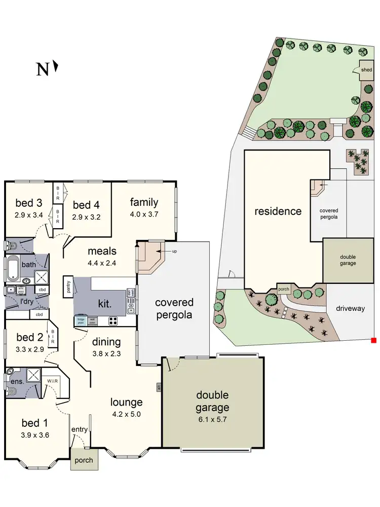 Floorplan of Homely house listing, 23 The Circuit, Lilydale VIC 3140