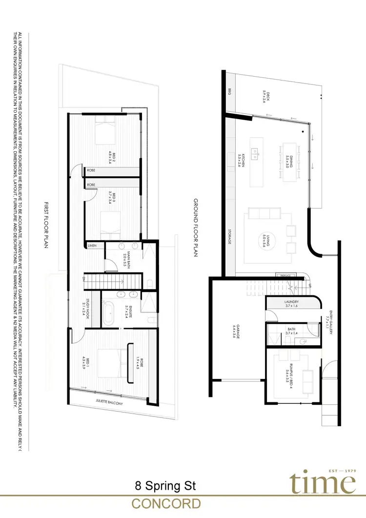 Floorplan of Homely house listing, 8 Spring Street, Concord NSW 2137