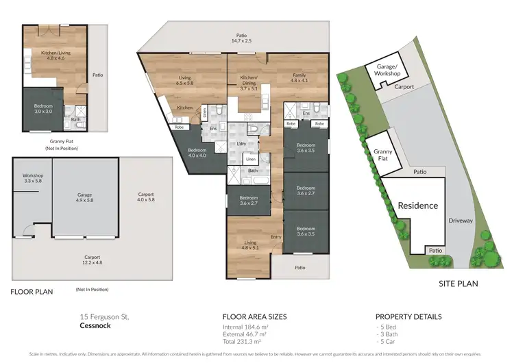 Floorplan of Homely house listing, 15 Ferguson Street, Cessnock NSW 2325