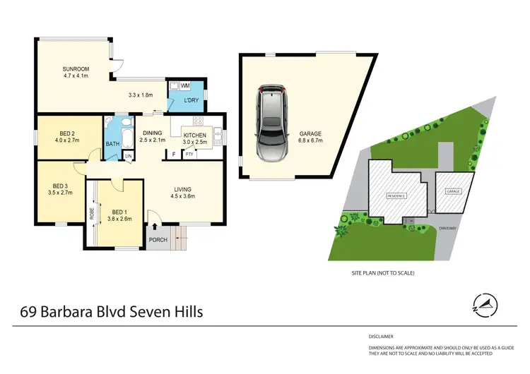 Floorplan of Homely house listing, 69 Barbara Boulevard, Seven Hills NSW 2147