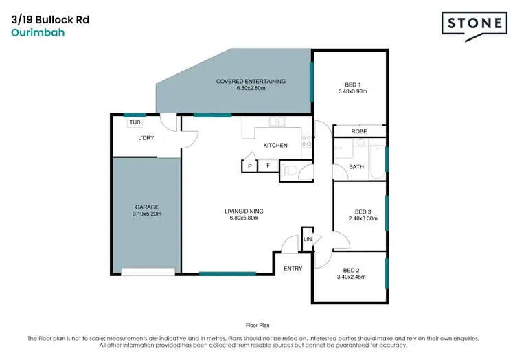 Floorplan of Homely villa listing, 3/19 Bullock Road, Ourimbah NSW 2258