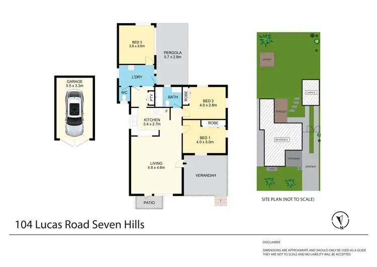 Floorplan of Homely house listing, 104 Lucas Road, Seven Hills NSW 2147