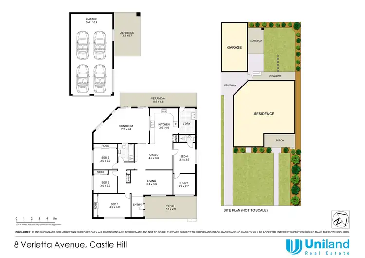 Floorplan of Homely house listing, 8 Verletta Avenue, Castle Hill NSW 2154