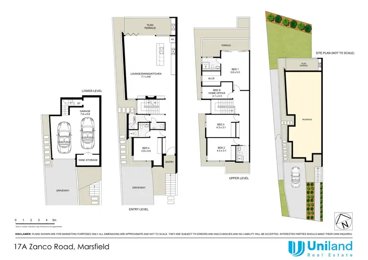 Floorplan of Homely semi-detached listing, 17B Zanco Road, Marsfield NSW 2122