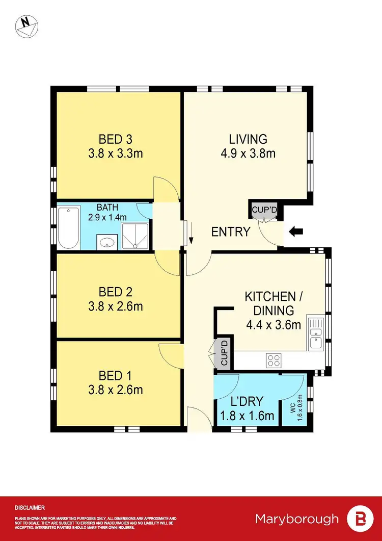 Floorplan of Homely house listing, 35 Spring Street, Maryborough VIC 3465